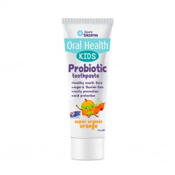 Henry Blooms Kids Probiotic Toothpaste Super Organic Orange 无氟橙子味益生菌儿童牙膏50克 保质期2029.2 Henry Blooms Kids Probiotic Toothpaste Super Organic Orange 无氟橙子味益生菌儿童牙膏50克 保质期2029.2